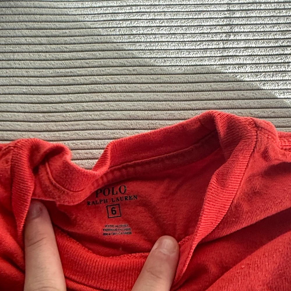 Polo by Ralph Lauren Kids Vibrant Red Tee - Picture 2 of 2